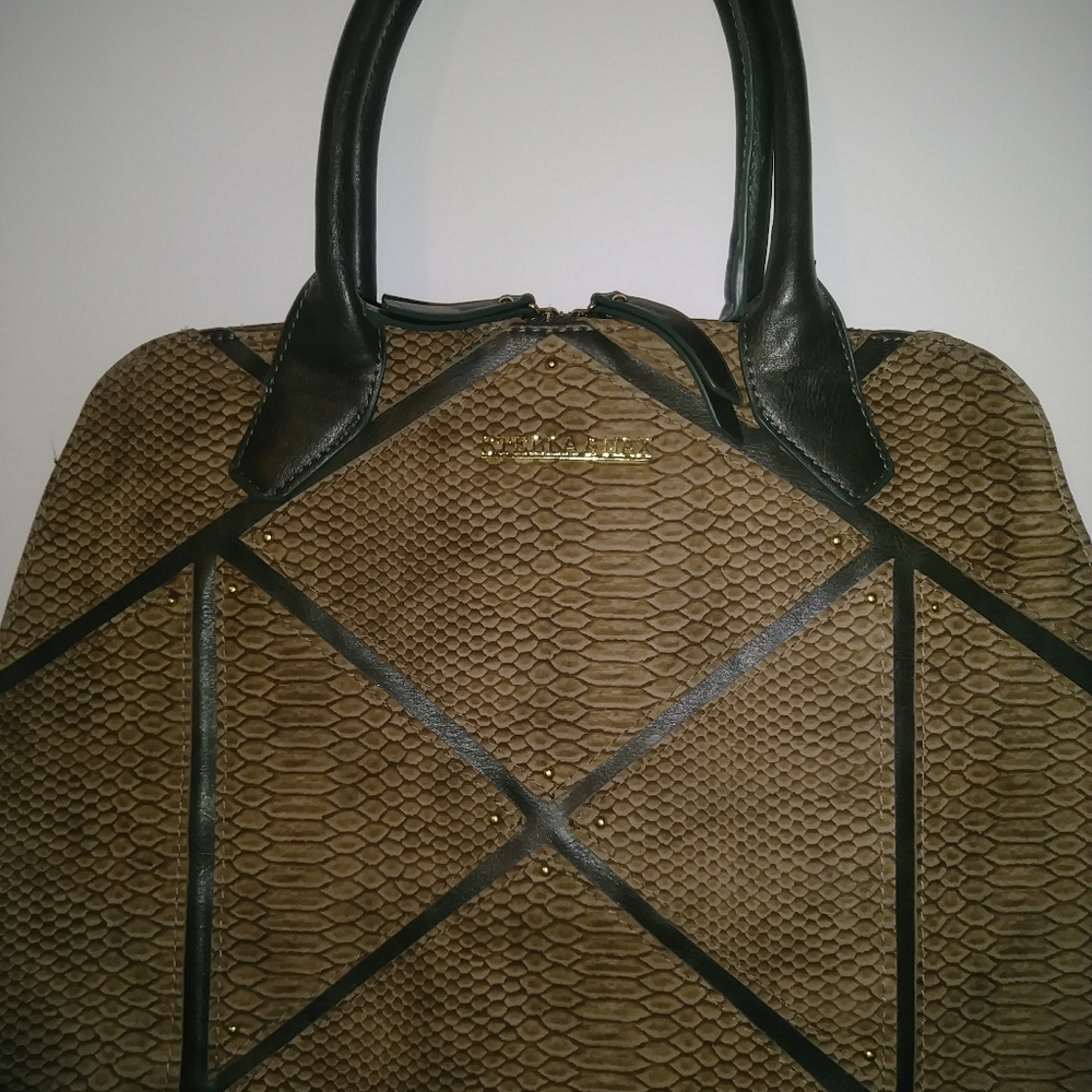 Stella & Max Python Snakeskin Shoulder Bag